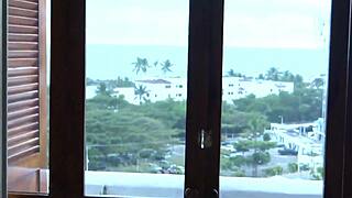 at the beach i watch my stepmom relax and stroke myself