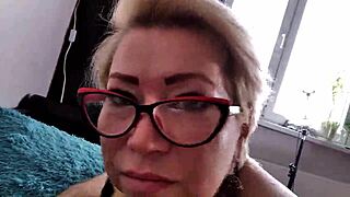 Beautiful Mature Slut Wife Pisses Basin