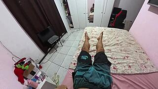 Experienced Older Woman Catches Me Sniffing Panties Then Fucks Rough