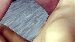 StepMom's Saggy Tits Cougar Best Blowjob Swallows Stepson Huge Load