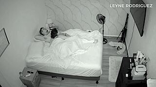 Caught on Camera: Stepmom's Bedroom Tryst with Tattooed Stepson Turns Wild