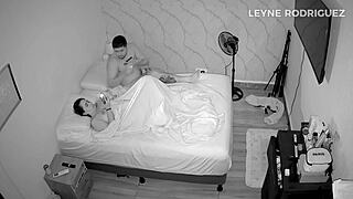 Caught on Camera: Stepmom's Bedroom Tryst with Tattooed Stepson Turns Wild