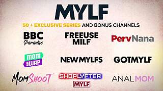 Big Titty MILF Boss Spots Babysitter's Pussy Licked by Boyfriend on Her Own Couch