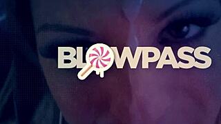 yo blowpass, busty anissa kate hooks pool guy with sloppy throbbing bj