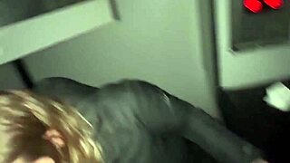 my horny wife takes huge cock at gloryhole sex shop