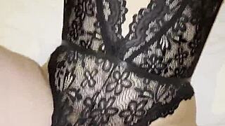 Blonde StepMom Sucks Stepson's Huge Cock Then Fucks Hard In Living Room