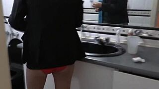 India Summer Rides Big Black Cock Cum On Stilettos