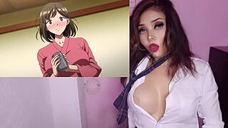 😈 horny milf cosplay hentai natsuzuma gets anal creampie from strangers! 🍑💦