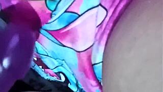 My neighbor begs to see my huge natural tits and hear daddy likes them