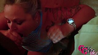 Big Booty Slut Davina Raines Swallows Throat Pie Load