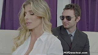 i dive deep into milf client's tight asshole