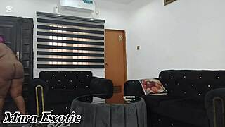 fat ass ebony bbw mara exotic naked housework tease