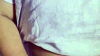ahh, white dress indian stepmom crams 9-inch dildo deep pussy squirts wild hindi moans