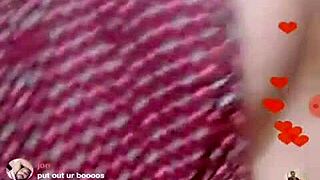 hey filipina mature babe shows big tits on webcam chat