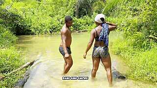 Mature Ebony Bbc Hardcore Pounding In Village River