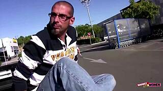 Big Tits Milf Picked Up For Woods Anal!