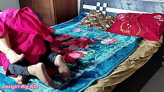 desi couple's bedroom doggy turns into wild pussy slapping wife ride frenzy?