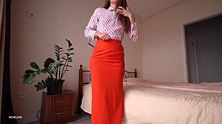 cum on my perfect small tits before office time?