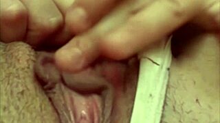 Artemisia Love fingers wet Italian milf pussy close