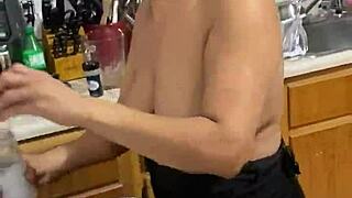 anna maria cooks up mature latina tit tease