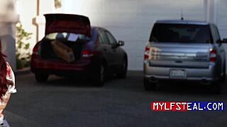 cop punishes horny wife pussy in front of humiliated husband!