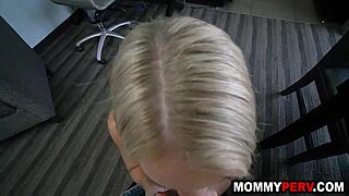 stepmom shows stepson all about anatomy in fun lesson