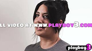 sarah arabic's huge tits shake in kinky solo masturbation post-interview