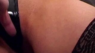 gangbang crew slams brunette milf pov style with facials and stockings