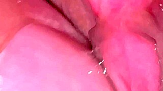 close-up hymen check pink clit shaved pussy untouched