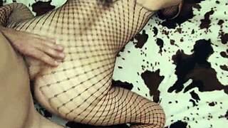 Erotic Lingerie Wife Teases in Homemade Anal Play