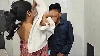 Indian College Boy Caught Jerking Fucks Mature Stepsis Doggystyle