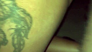 fresh from shower, amateur couple slams doggystyle anal backshots