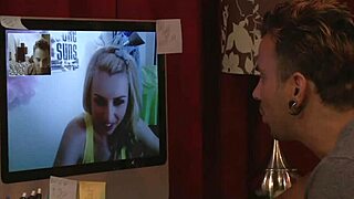 Blonde 18-Year-Old Lexi Belle Bangs Online Stranger's Monster Cock
