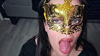 Amateur Milf Millie Fox Swallows Huge Cum Load Close Up