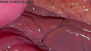 close-up hymen check pink clit shaved pussy untouched