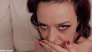 stephaniya's first wet anal gape with natural tits and deepthroat ass to mouth