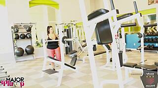 Sofia Gags on Rome's Rough Tittyfuck Load