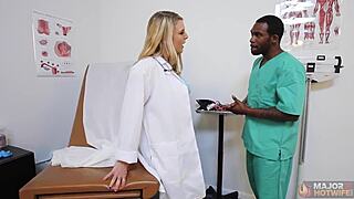 jaslyn jane and rome major heat up that busty brunette milf doctor kink