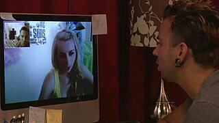 Blonde 18-Year-Old Lexi Belle Bangs Online Stranger's Monster Cock