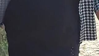 Chubby Milf Big Tits Park Exhibition Flash