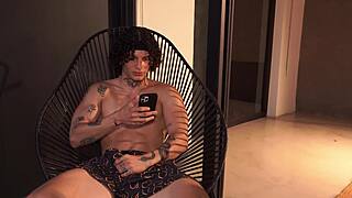 Stepson's Huge Cock Slams Sexy Redhead Stepmom Ass