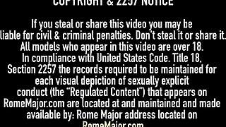 watch limp cock stare as rome major bends alura jenson's big ass over?