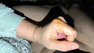 uae girlfriend's first anal pov with arab hubby creampie