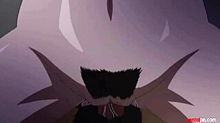 milf takes double penetration while hubby watches anime uncensored fun