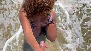 Wife squirts wildly as husband fucks her deep