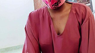 Hijabi Stepmom's Bedroom Desire Ignites with Stepson's Deep Lick and Blowjob