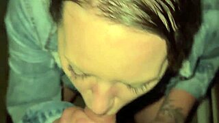 wife at bar sucks stranger cock in rain then home for hard anal pounding