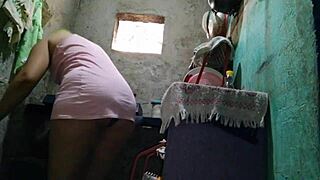 pervy stepdad loves eyeing my huge latina ass in short dress