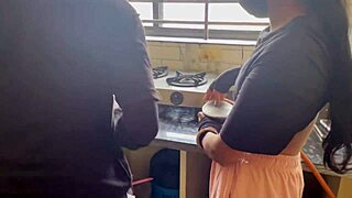 Indian Bhabhi Fucked Hard by Husband in Kitchen Homemade