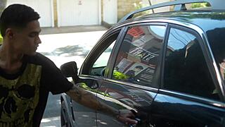 Curvy MILF FUCKS Husband's Young Driver for SWEET REVENGE